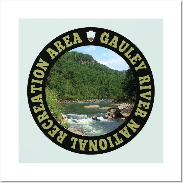 Gauley River National Recreation Area circle Wall Art by nylebuss